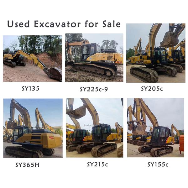 Sany SY135C 13 Ton Used Excavator with 4800 Working Hours and Hydraulic Pump
