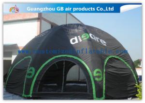 Cheap 4 D - Ring Black Inflatable Air Tent Igloo Dome Tent for Outdoor Show wholesale