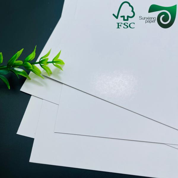 FSC 310gsm 330gsm Gloss Black Core C2S Coated Paper For Playing Cardstock Poker Cards