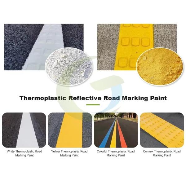 High Quality Hot Melt Powder Coating Reflective Thermoplastic Road Marking Paint