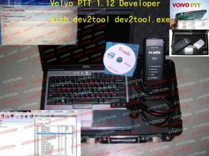 Cheap Volvo vcads Full Set of PTT+Volvo Developer+ VOLVO VCADS Interface 9998555+dev2tool exe+laptop wholesale