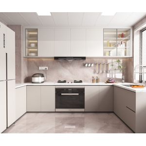 China Home Furniture Luxury Modular Wooden Kitchen Cabinet Set Cabinetry on sale