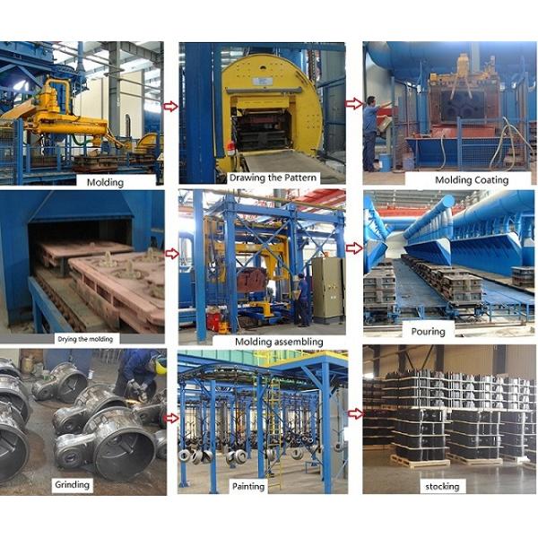 Shot Blasting Surface Ductile Iron Products Frame For Forestry Track Harvesters