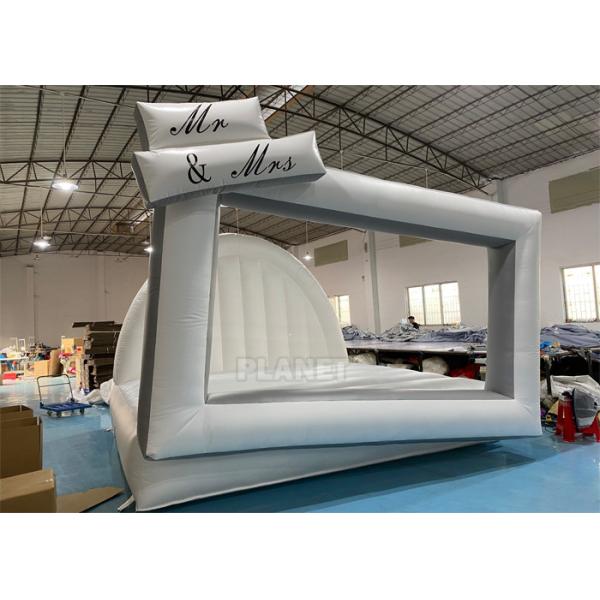 Commercial Outdoor Adult Inflatable Bounce House Combo Castle White Bounce House Inflatable Wedding Bouncer