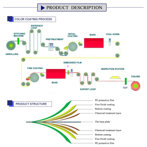 PPGI PPGL Coils Direct Color Coated Galvanized Steel for Versatile Construction Needs 0.9mm 1.4mm 2mm Technique Hot Rolled