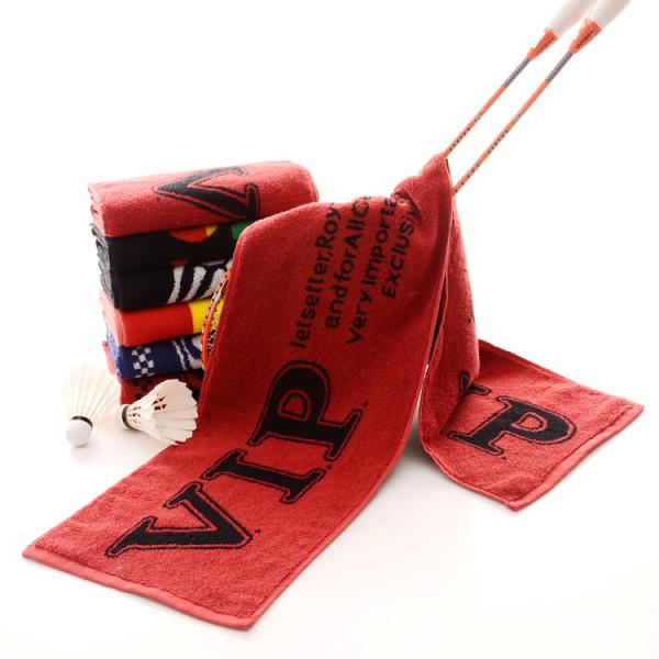 Exercise and Fitness Fast Drying Cotton Terry Sports Towel for Teen Adult