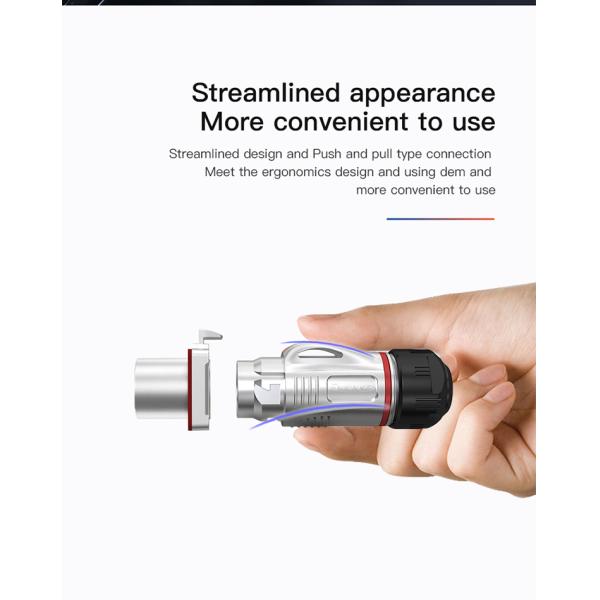 BD24 Industrial Waterproof Metal Female Male IP68 10 Pin Plug Socket Cable Connector