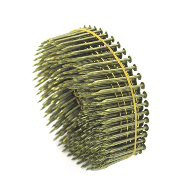 Air Coil Nail 2.5*65mm Galvanized Wire Welded Ring Nails for 16 Degree Nails