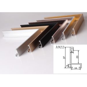 China Anodized Aluminum Metal Picture Frame Moulding Customized Long Durability on sale