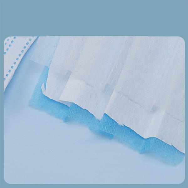 Disposable 3 Ply Disposable Earloop Mask Outdoor Hospital Use Blocking Virus