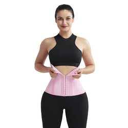 Waist Cinchers 100% Latex 20 Steel Bone Postpartum Body Shapewear Women Waist Trainer