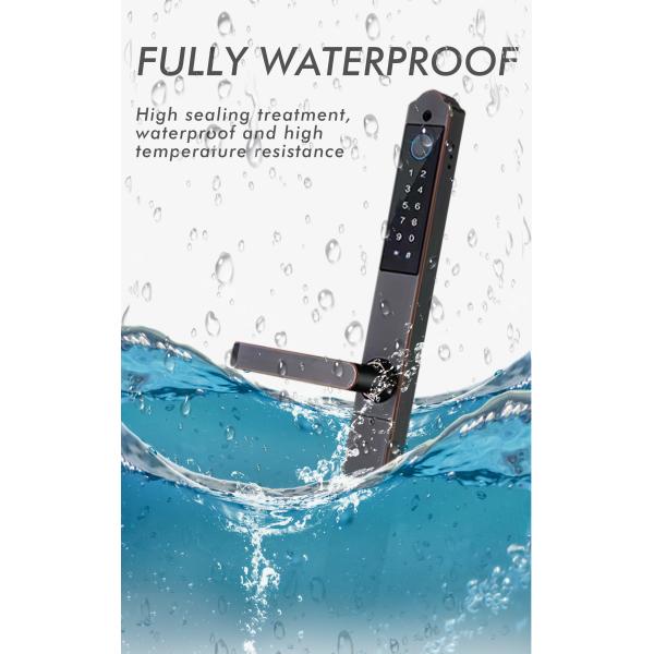 TuyaSmart Waterproof Door Lock WiFi Double Side Fingerprint Smart Lock