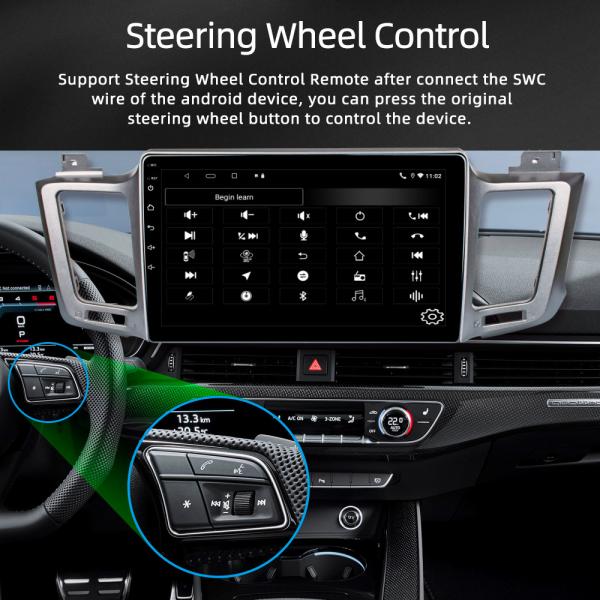 10.1 Inch Toyota Android Car Stereo Android11 Car Stereo GPS Navigation For Toyota RAV4 2013-2017