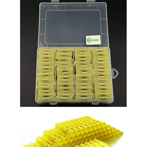 Green Wire Butt Connectors AWG 12 - 10 HDPE Electrical Wire Crimp Insulated