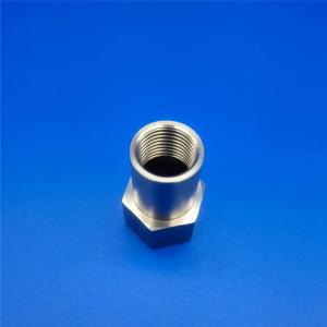 China L6 L18 Hydraulic Stainless Steel Hex Nipples Brass Hose Metric Straight Thread Fittings on sale