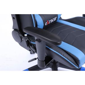 360 Degree Gaming Swivel Chairs Recliner PVC Armrest Sponge SGS