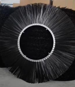 China OD 1200mm ID 500mm Snow Sweeping Wafer Brush Airport Super Large Snow Removal Equipment on sale