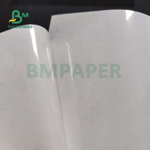 75gsm 80gsm Adhesive Sticker Paper For Supermarket One Side Cast Coating Glossy White Adhesive Sticker Paper 75gsm 80gsm For Supermarket One Side Cast Coating