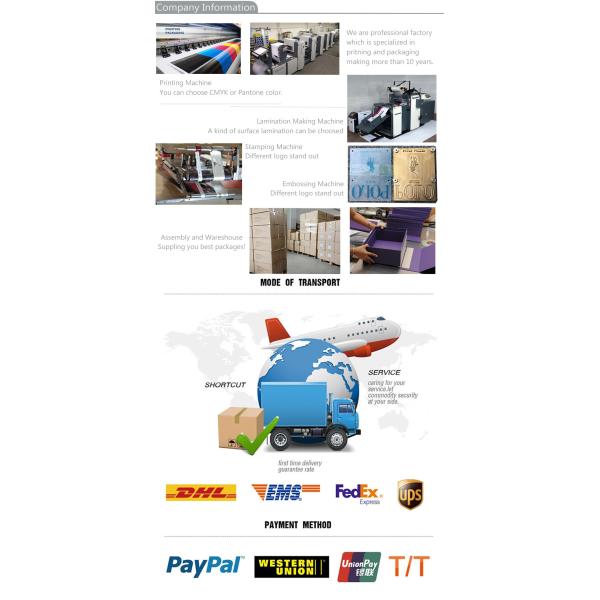 Full color printing customized rigid cardboard gift box and jewelry package box