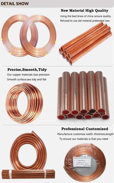 1/4" 1/2 Inch Pancake Air Conditioner Copper Pipe Tube Refrigeration