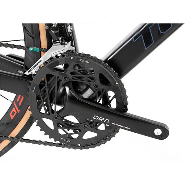 700x25C Wheel Carbon Fiber Hybrid Bike , 45cm Frame Bike XL Size Stable Frame