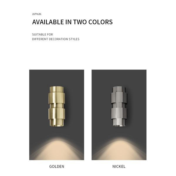 Living Room Simple Wall Lamp for Background Wall Bedroom Model Room,