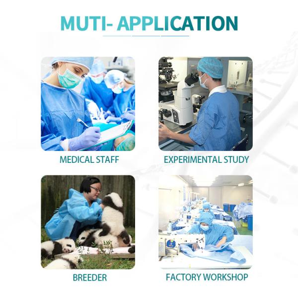 ISO13485 Safety Protection Smms Sterile Surgical Gown For Medical