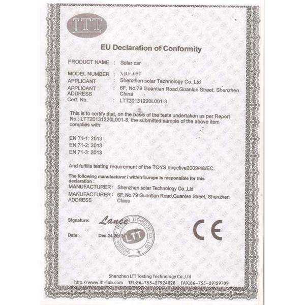 Children Mini Solar Car Toys Solar Powered Small Car Toy OEM Service