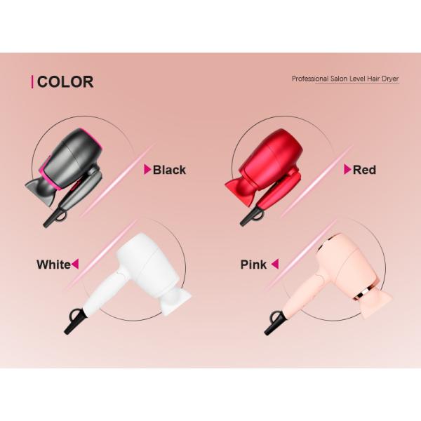 OEM Lightweight Blow Dryer , 110-240V Hang Up Hair Dryer portable