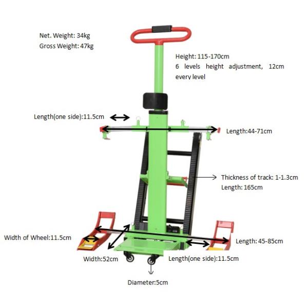 OEM Stair Climbing Stretcher Aluminum Alloy Power Chair Stair Climber