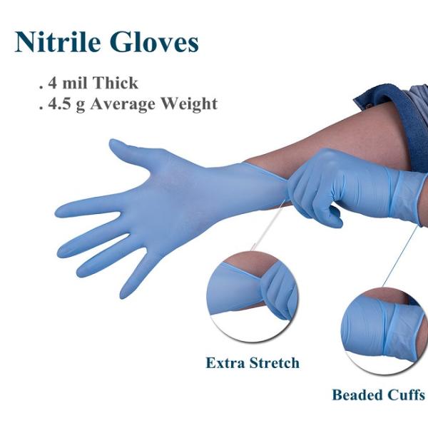 EN21420 CE2777 Non Sterile Disposable Exam Gloves For Food Touch