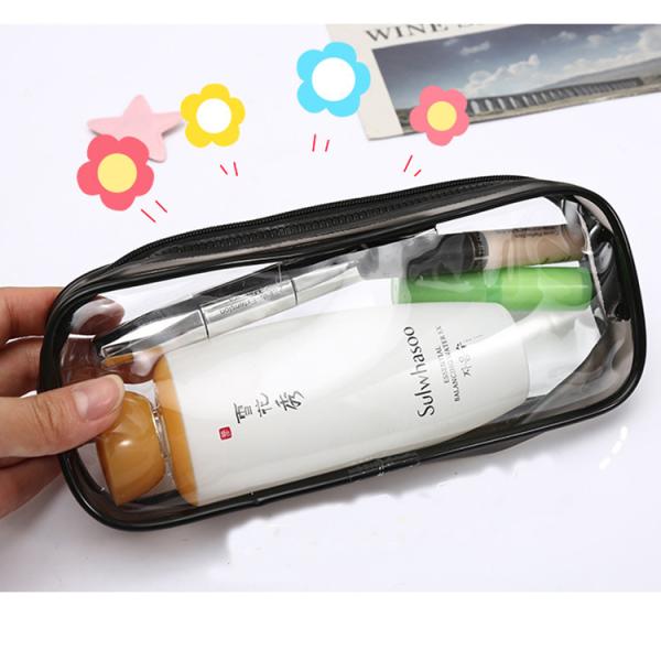 Boys or Girls 19*7*4.5cm Clear Exam Pencil Case with Zipper and 2022 at Office School