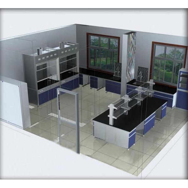 Hospital Reagent Cabinet Computer Lab Furniture Electrostatic Spraying Surface