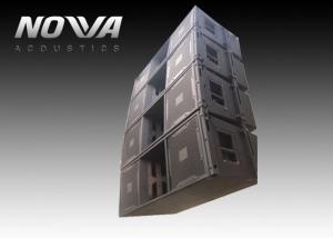 China High Powered Line Array Speakers For Big Performance , Black Color on sale