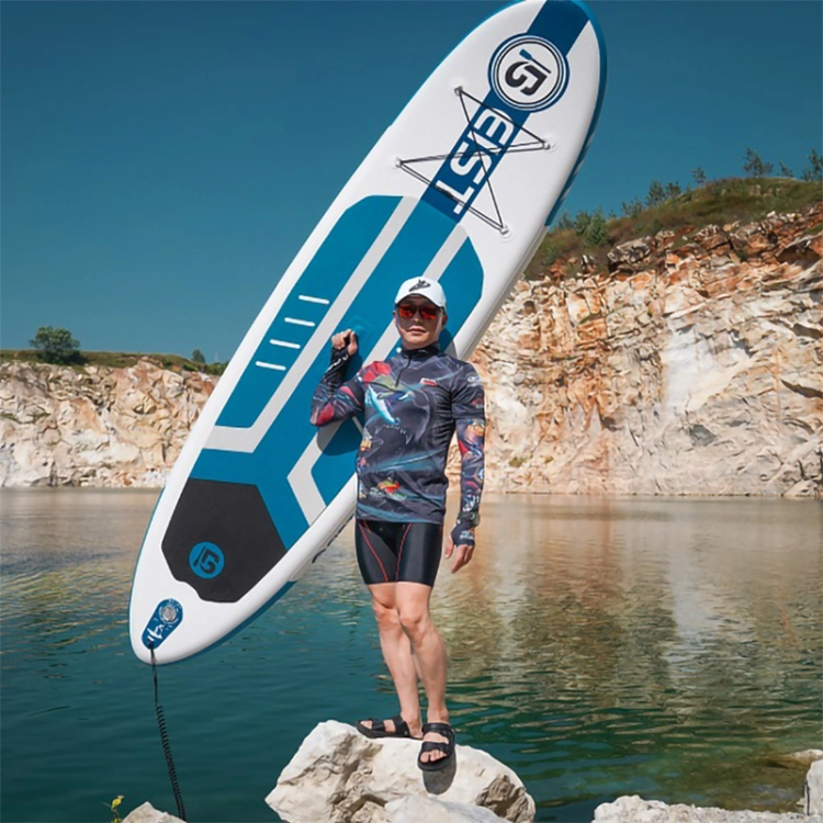 Inflatable Hydrofoil Paddle Board Surfboard Pads With Anti Slip Eva Foot Pads