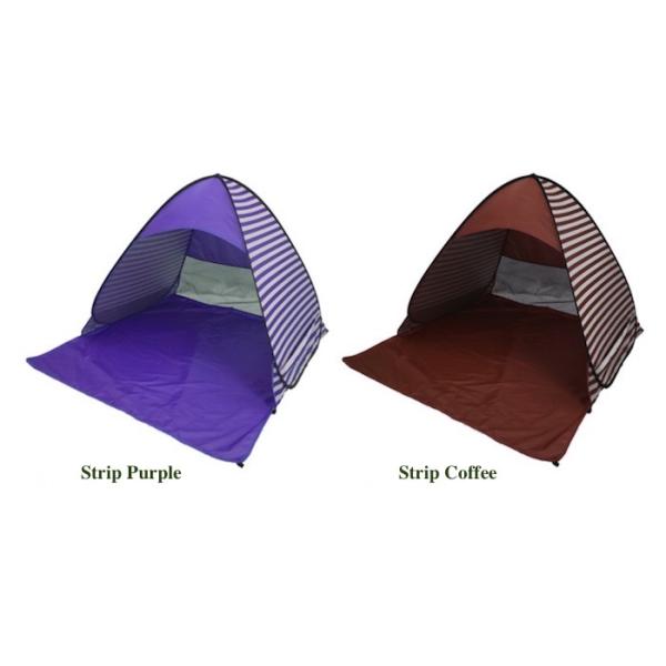 190T Festival Camping Tent Silver Coated Polyester Sunproof Pop Up Canopy 165X200X130cm