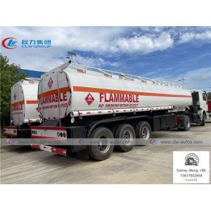3 Axle 46000L 35T 40T Carbon Steel Fuel Tanker Truck