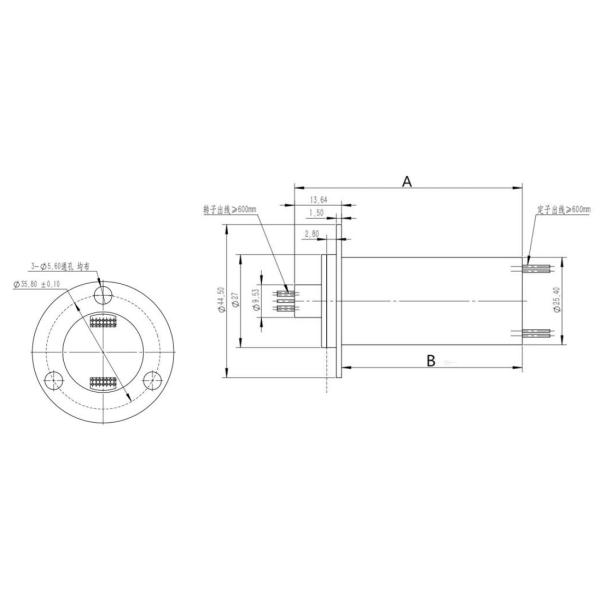 Small Size High Speed Slip Ring Long Working Life