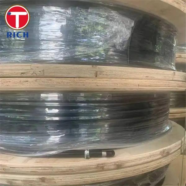 304 Stainless Steel PVC Coated Coiled Tubing For Insulation