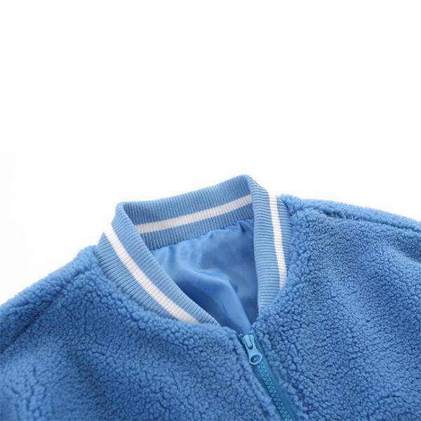 American Retro Baseball Varsity Jackets Lamb Wool Earth Embroidered Baseball Jacket