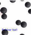 Cheap Low Temprature Resistant HNBR Solid Industrial Ball , Rubber Medicine Ball wholesale