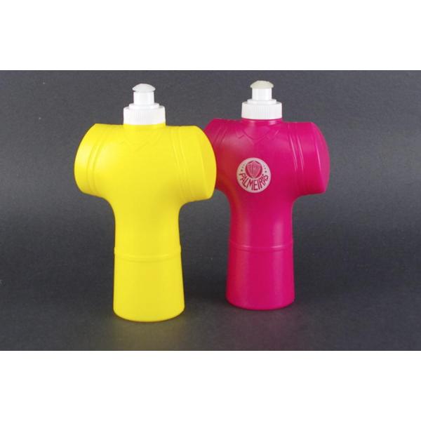 Outdoor Creative Sport Drinking Bottle 500ML Plastic HDPE Colored Water Flask 6.5x11.5x20cm