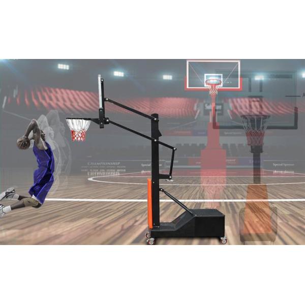 Blue Adjustable Basketball Stand , Basketball Hoop Frame For Multi-Functional Court