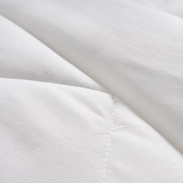Hotel White Cotton Fabric Duvet With Polyester Fiber Filling