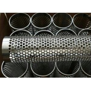 316 Stainless Steel Perforated Filter Tube 1.2m Length 1.5mm Thickness