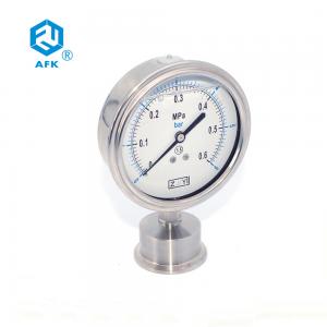 Cheap 60kPa 3mm Dia Digital Gas Pressure Gauge Sanitary Diaphragm AFK wholesale