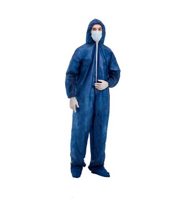 PE Disposable White Overalls , Full Body Disposable Coveralls OZONE