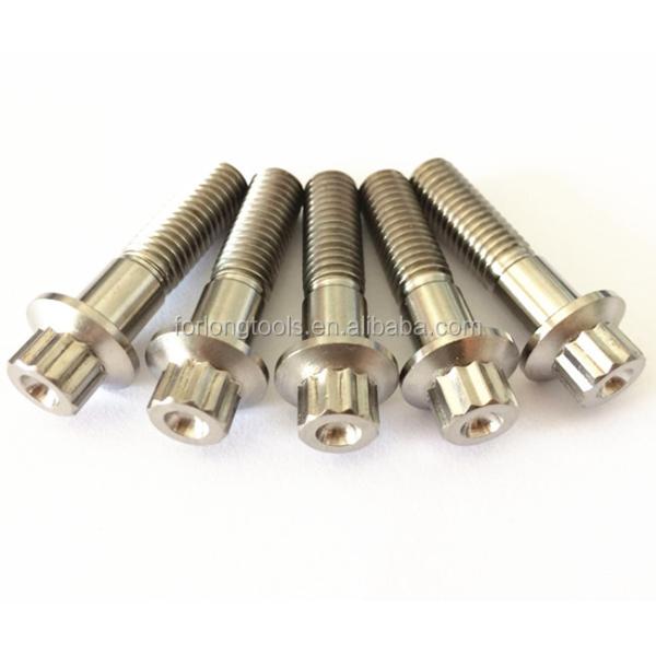 Universal Year 2021 M8X32mm Colorful Titanium 12 Point Flanged Head Bolts for Superior Performance