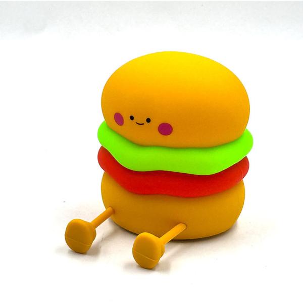 Night Light For Kids Cute Silicone Nursery Hamburger Lamp For Girls Boys Squishy BedroomNight Light Timer Besides Lamp