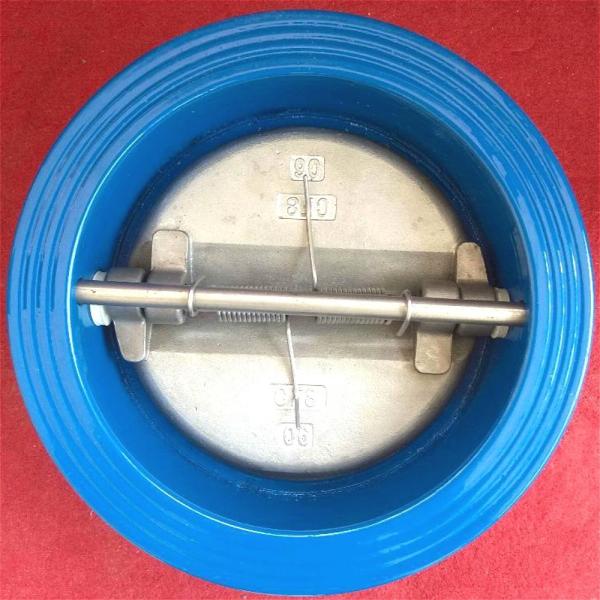 DN300 350 asme din ansi jis 10k dual duo wafer type butterfly check valve